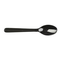 Medium Weight Black Dessert Spoons