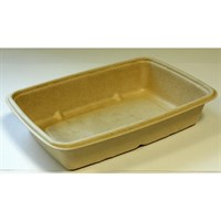 Bagasse Bowl 950ml 17x23cm Rectangle