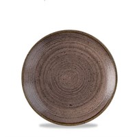 Stonecast Raw Brown Evolve Coupe Plate 6.5