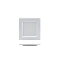 Genware Porcelain Square Plate 18cm/7.25