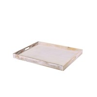 Genware White Wash Butlers Tray 53.5x42.5x4.5cm