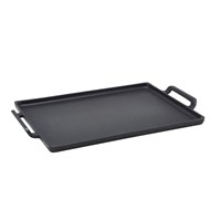 Genware Cast Iron Rect Platter 28x20cm