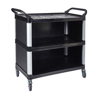 Genware Large 3 Tier Pp Panelle Trolley