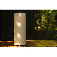Ivory Outdoor Luminara Candle 3.5''x9''