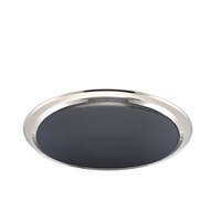 GenWare Non Slip Stainless Steel Round Tray 35cm