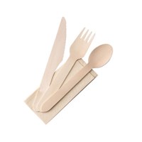 Birch Wood Cutlery Set