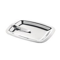 Olympia Square Stainless Steel Tip Tray With Bill Clip