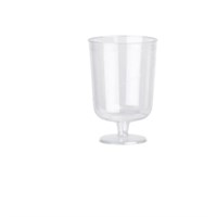 Plastic Wine Goblet- Stemmed 175ml CE Marked