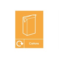 Cartons Recycling Bin Sticker