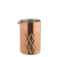 Brushed Copper Steel Double Walled Mixing Jar 58cl