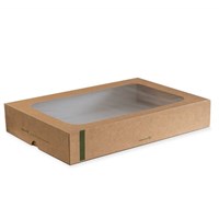 Sandwich platter box and insert large