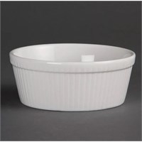 Pie Dish Round White 134mm