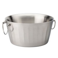 Satin Double Wall Ice Bath 37x19cm