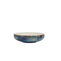 Aqua Blue Two Tone Coupe Bowl 20.5cm