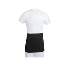 Short Bistro Apron Black