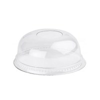 92mm Domed Lid With Hole for16oz Smoothie Cup