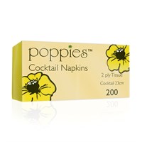 Napkin 24cm Yellow 2 Ply