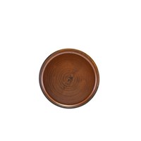 Terra Porcelain Rustic Copper Low Presentation Plate 14cm