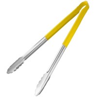 Hygiplas Colour Coded Serving Tong Yellow 405mm