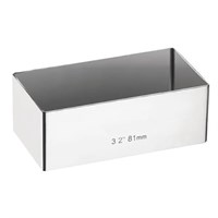 Rectangular Mini Gateaux Mould 80x40mm