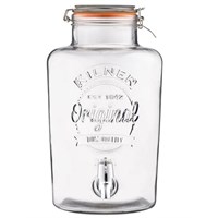 Kilner Clip Top Round Drinks Dispenser 8L