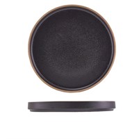 Kava Black Stoneware Presentation Plate 25cm
