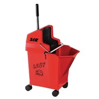 Combine System Mop Bucket and Wringer Red 9L