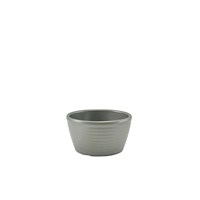 GenWare Melamine Matt Grey Ripple Ramekin 56ml 2oz