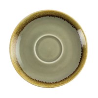 Olympia Kiln Cappuccino Saucer Moss 140mm