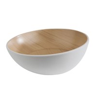 Frida Lock Melamine Bowl White 28.5cm