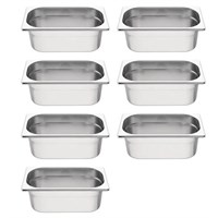 Vogue Stainless Steel Gastronorm Container Kit 1/4