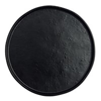 Cali Black Round Plate 21cm