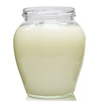 Recycled Glass Mayonnaise Jar No Cap 720ml