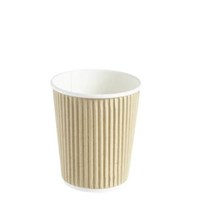 Kraft Ripple Wall Coffee Cup 8oz