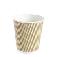Kraft Ripple Wall Coffee Cup 12oz