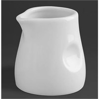 Olympia Whiteware Dimpled Milk Jugs 70ml
