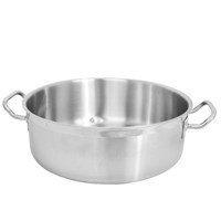 SS Low Casserole Pot - Induction Base 13l