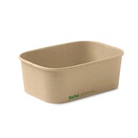 Rectangle PLA lined container FSC Mix 750ml