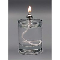 Candle Lamp Glass Oil Refillable 15hr