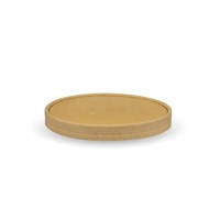 Kraft PLA Lined Paper Lids To Fit 444240