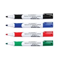 Q-Connect Premium Whiteboard Marker Bullet Tip Assorted