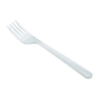 Clear Reusable Plastic Fork 179mm