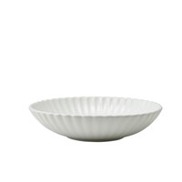 Incise Porcelain Scalloped Coupe Bowl 20cm