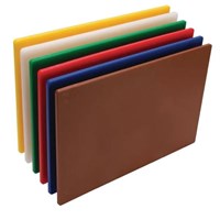 Hygiplas Low Density 6-Piece Chopping Board Set 450x300x10mm