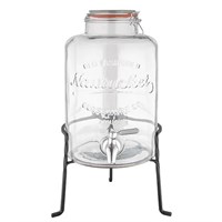 Olympia Nantucket Style Drink Dispenser with Wire Stand 8.5L