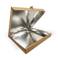 Kraft Foil Lined Pizza Box 12in