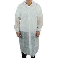 Non Woven Visitors Coat White XL