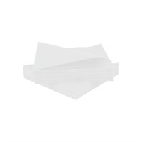 White Fabric Style Napkins 40cm