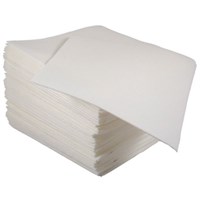 White Fabric Style Napkins 33cm