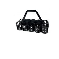 Black Plastic10 Bottle/ Glass Carrier